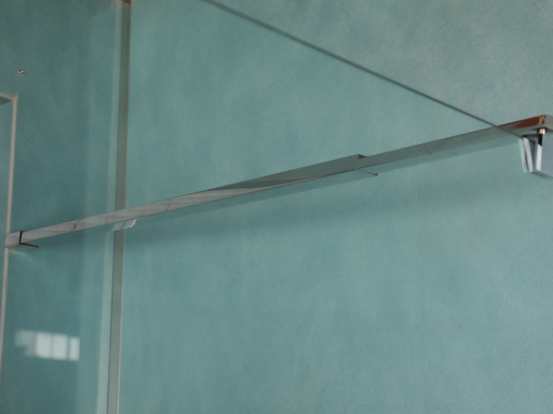 Penutup Pancuran Pancuran Pangsi RSQA, Kaca Terbaja Jelas, Profil Aluminium Chrome, Pemegang Dua Lubang, Dengan Dulang Penutup Pancuran Pancuran Pangsi RSQA, Kaca Terbaja Jelas, Profil Aluminium Chrome, Pemegang Dua Lubang, Dengan Dulang