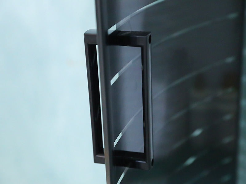 Penutupan Pancuran Mandian Kaca Terbaja SE Bingkai Aluminium Hitam Penutupan Pancuran Mandian Kaca Terbaja SE Bingkai Aluminium Hitam