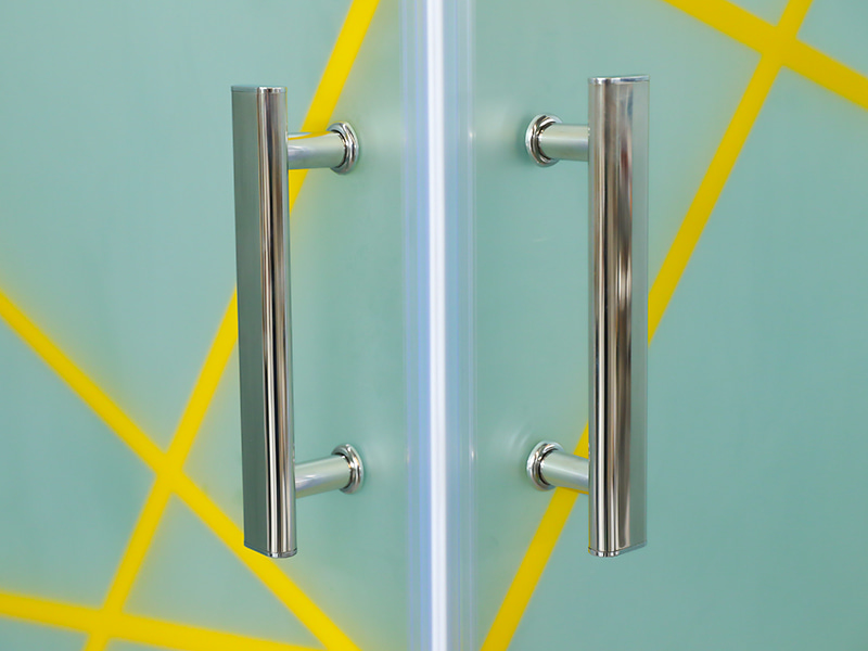 Penutup Pancuran Mandi Gelongsor RE, Kaca Terbaja Matt Dengan Cetakan, Profil Aluminium Emas, Pemegang Berlubang Dua, Dengan Dulang Penutup Pancuran Mandi Gelongsor RE, Kaca Terbaja Matt Dengan Cetakan, Profil Aluminium Emas, Pemegang Berlubang Dua, Dengan Dulang