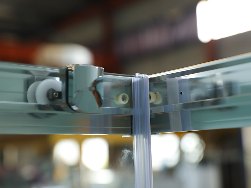 Penutupan Pancuran Mandi Gelongsor RE, Kaca Terbaja Jelas, Profil Aluminium Chrome, Pemegang Dua Lubang, Dengan Dulang Penutupan Pancuran Mandi Gelongsor RE, Kaca Terbaja Jelas, Profil Aluminium Chrome, Pemegang Dua Lubang, Dengan Dulang