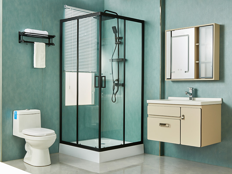 Kandang Pancuran Mandi Gelongsor SQ, Kaca Terbaja Jelas, Profil Aluminium Hitam, Pemegang Dua Lubang, Dengan Dulang Kandang Pancuran Mandi Gelongsor SQ, Kaca Terbaja Jelas, Profil Aluminium Hitam, Pemegang Dua Lubang, Dengan Dulang