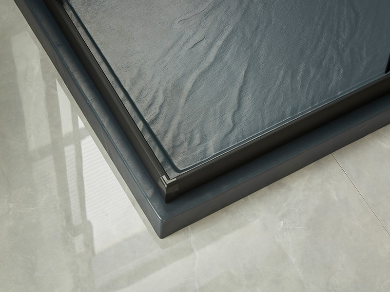 Kandang Pancuran Mandi Gelongsor SQ, Kaca Terbaja Jelas, Profil Aluminium Hitam, Pemegang Dua Lubang, Dengan Dulang Kandang Pancuran Mandi Gelongsor SQ, Kaca Terbaja Jelas, Profil Aluminium Hitam, Pemegang Dua Lubang, Dengan Dulang