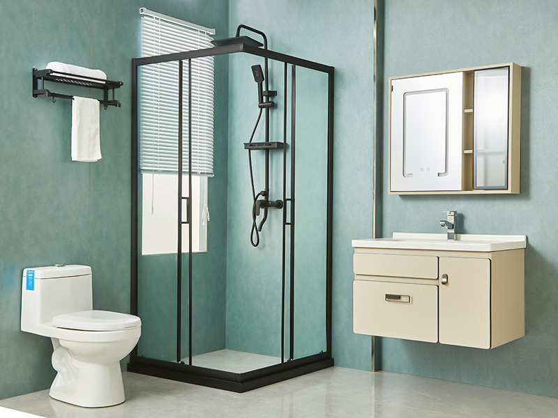 Kandang Pancuran Mandi Gelongsor SQ, Kaca Terbaja Jelas, Profil Aluminium Hitam, Pemegang Dua Lubang, Dengan Dulang Kandang Pancuran Mandi Gelongsor SQ, Kaca Terbaja Jelas, Profil Aluminium Hitam, Pemegang Dua Lubang, Dengan Dulang