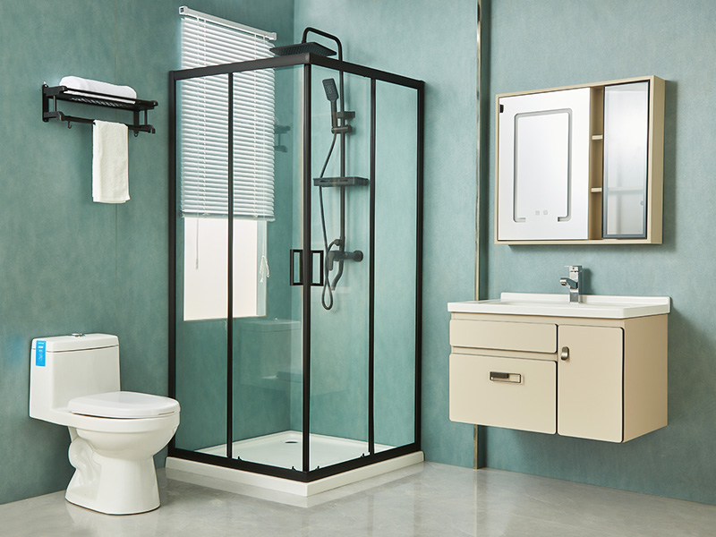 Kandang Pancuran Mandi Gelongsor SQ, Kaca Terbaja Jelas, Profil Aluminium Hitam, Pemegang Dua Lubang, Dengan Dulang Kandang Pancuran Mandi Gelongsor SQ, Kaca Terbaja Jelas, Profil Aluminium Hitam, Pemegang Dua Lubang, Dengan Dulang