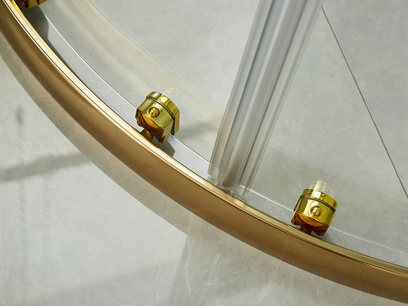 Penutupan Pancuran Mandi Gelongsor SE, Kaca Terbaja Jelas, Profil Aluminium Emas, Pemegang Dua Lubang, Tanpa Dulang Penutupan Pancuran Mandi Gelongsor SE, Kaca Terbaja Jelas, Profil Aluminium Emas, Pemegang Dua Lubang, Tanpa Dulang