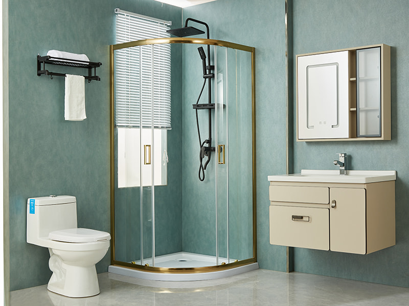 Penutupan Pancuran Mandi Gelongsor SE, Kaca Terbaja Jelas, Profil Aluminium Emas, Pemegang Dua Lubang, Tanpa Dulang Penutupan Pancuran Mandi Gelongsor SE, Kaca Terbaja Jelas, Profil Aluminium Emas, Pemegang Dua Lubang, Tanpa Dulang