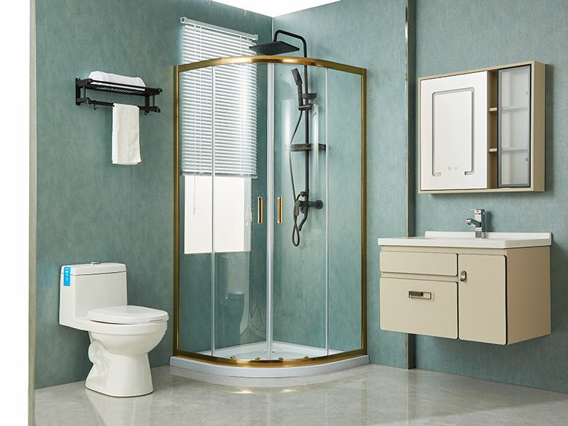 Penutupan Pancuran Mandi Gelongsor SE, Kaca Terbaja Jelas, Profil Aluminium Emas, Pemegang Dua Lubang, Tanpa Dulang Penutupan Pancuran Mandi Gelongsor SE, Kaca Terbaja Jelas, Profil Aluminium Emas, Pemegang Dua Lubang, Tanpa Dulang