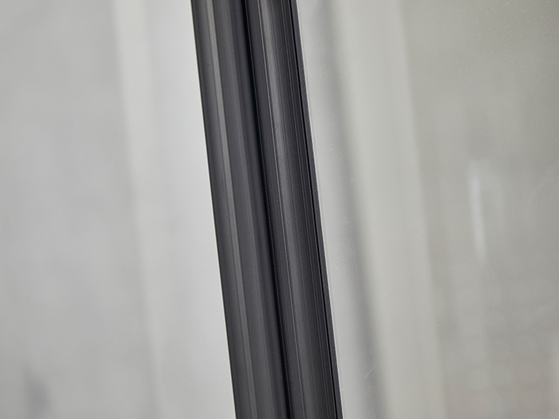 Penutup Pancuran Mandi Gelongsor SE, Kaca Terbaja Jelas, Profil Aluminium Hitam, Pemegang Dua Lubang, Tanpa Dulang Penutup Pancuran Mandi Gelongsor SE, Kaca Terbaja Jelas, Profil Aluminium Hitam, Pemegang Dua Lubang, Tanpa Dulang