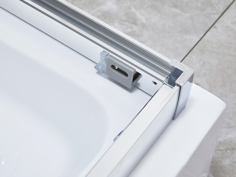 Kepungan Pancuran Mandi Gelongsor Bilik Mandi Kaca Terbaja SQ Jelas, Dengan Dulang Kepungan Pancuran Mandi Gelongsor Bilik Mandi Kaca Terbaja SQ Jelas, Dengan Dulang