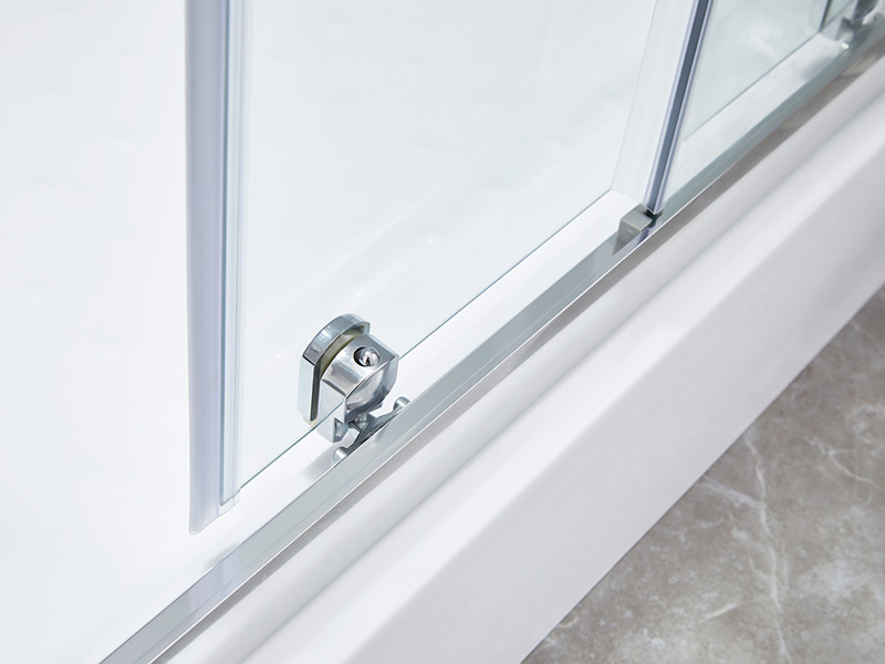 Kepungan Pancuran Mandi Gelongsor Bilik Mandi Kaca Terbaja SQ Jelas, Dengan Dulang Kepungan Pancuran Mandi Gelongsor Bilik Mandi Kaca Terbaja SQ Jelas, Dengan Dulang