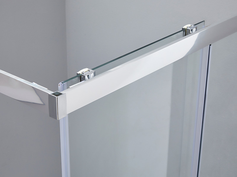 Kepungan Pancuran Mandi Gelongsor Bilik Mandi Kaca Terbaja SQ Jelas, Dengan Dulang Kepungan Pancuran Mandi Gelongsor Bilik Mandi Kaca Terbaja SQ Jelas, Dengan Dulang