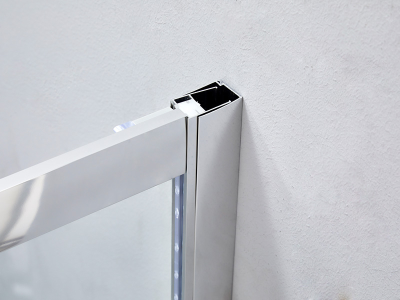 Kepungan Pancuran Mandi Gelongsor Bilik Mandi Kaca Terbaja SQ Jelas, Dengan Dulang Kepungan Pancuran Mandi Gelongsor Bilik Mandi Kaca Terbaja SQ Jelas, Dengan Dulang