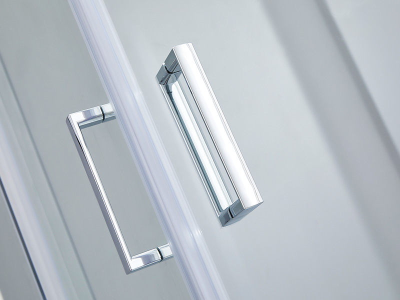 Kepungan Pancuran Mandi Gelongsor Bilik Mandi Kaca Terbaja SQ Jelas, Dengan Dulang Kepungan Pancuran Mandi Gelongsor Bilik Mandi Kaca Terbaja SQ Jelas, Dengan Dulang