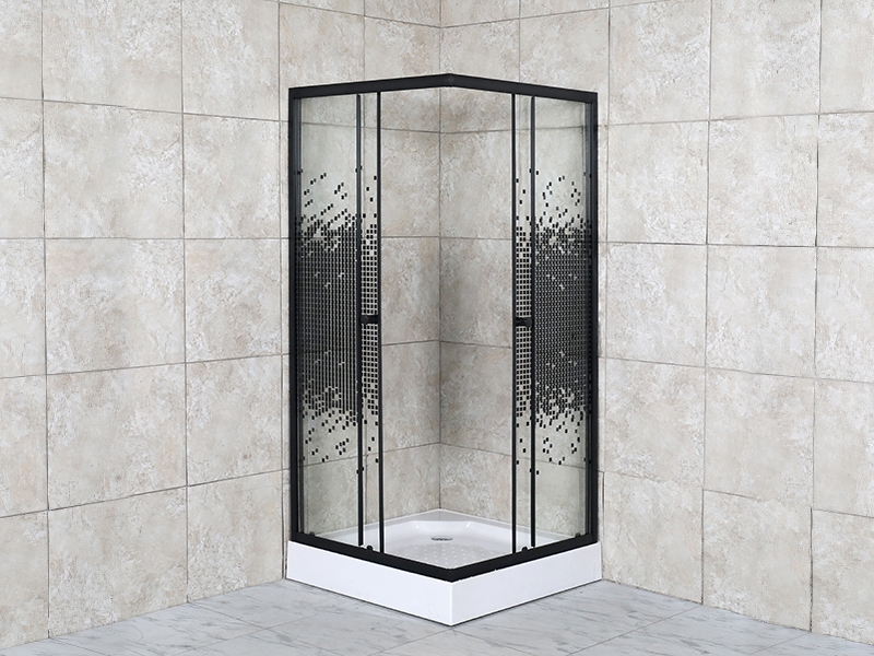 SQ Easy Install Square Gelongsor Pintu Kaca Shower Lampiran
