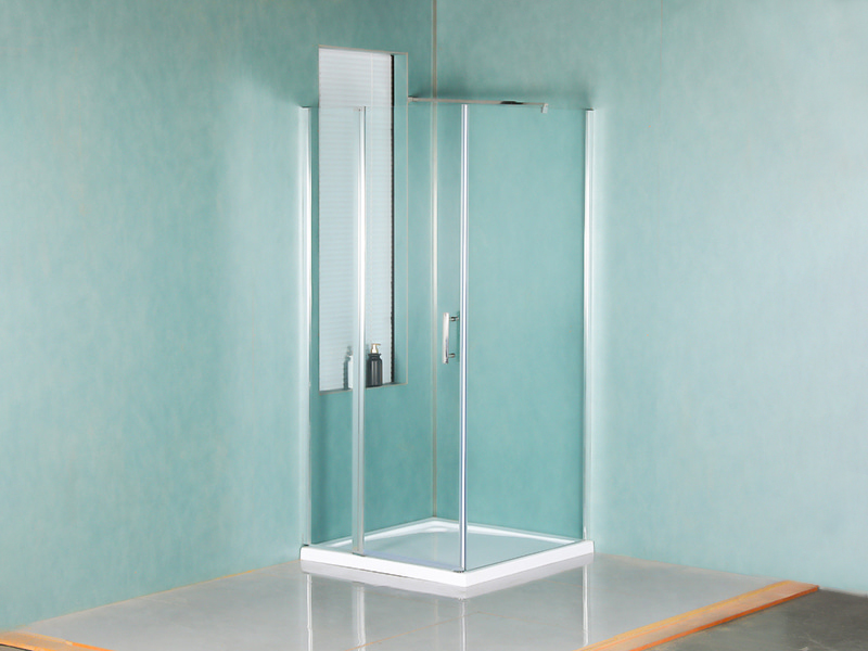 RSQB Pivot Clear Tempered Shower Shower Enclosure